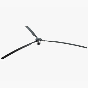 rotor helicopter propeller 3D model