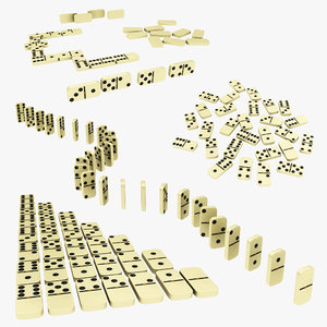 dominoes hobby 3D model
