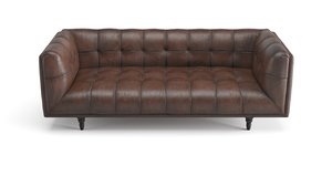 old leather sofa 3D model