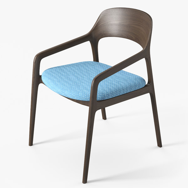 chair designed pbr 3D model