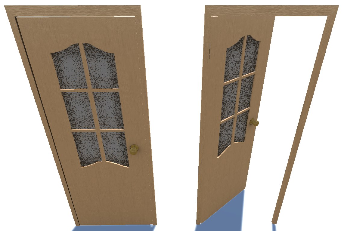 3D door unity TurboSquid 1535334