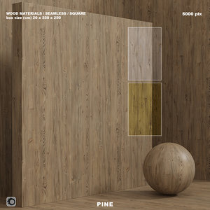 Wood pine material (seamless) - set 89
