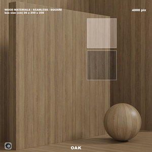 Wood oak material (seamless) - set 87