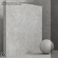 Material (seamless) - beton concrete plaster set 118