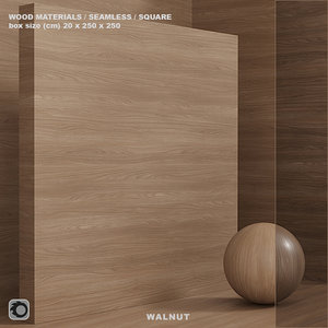 Wood walnut material (seamless) - set 76