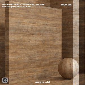 Material wood maple old (seamless) - set 78