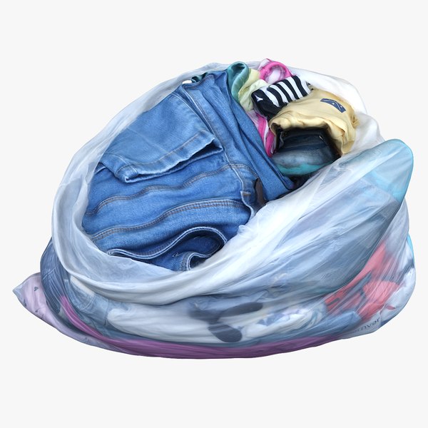 Garbage bag clothes 3D model - TurboSquid 1535497