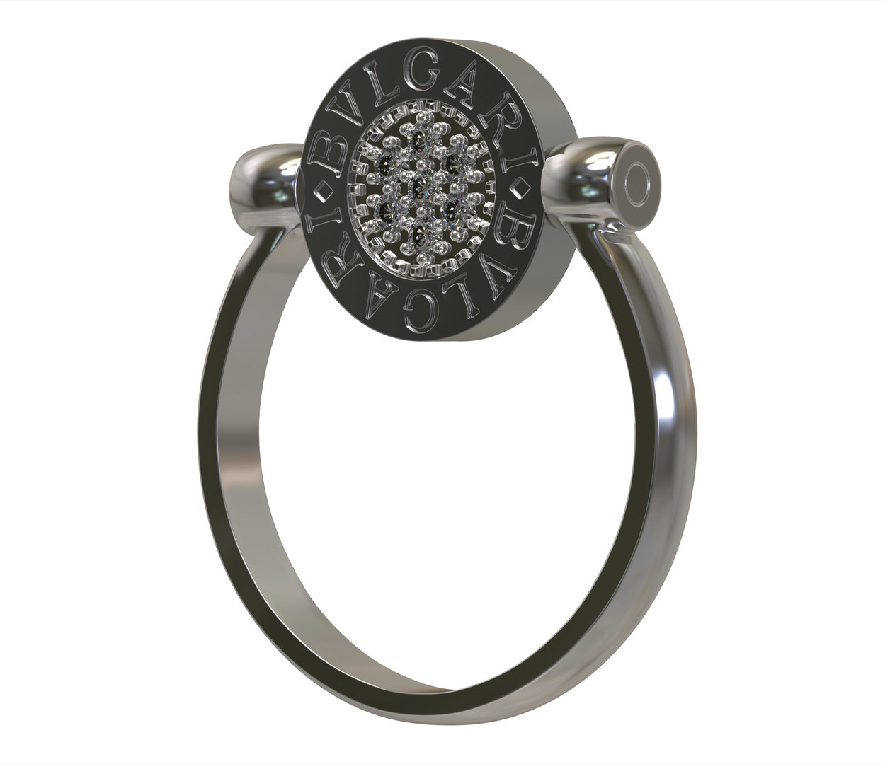 Bvlgari ring model - TurboSquid 1535565