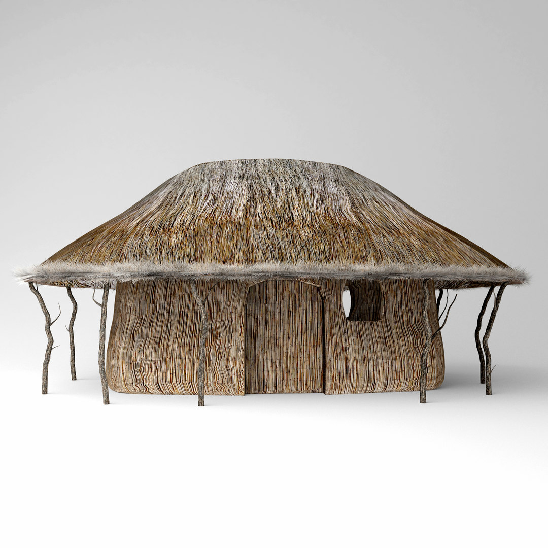 Thatch hut 3D model TurboSquid 1535633