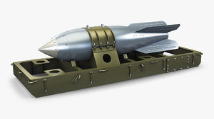 3D model nuclear aerial bomb v