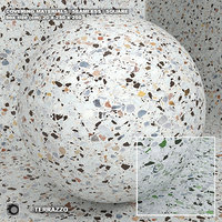 Material (seamless) - terrazzo quartzite set 108