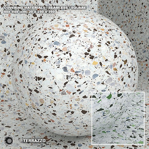Material (seamless) - terrazzo quartzite set 108