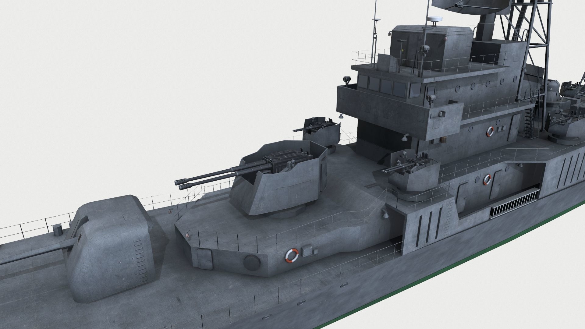 Modèle 3d De Najin Class Frigate Turbosquid 1535010