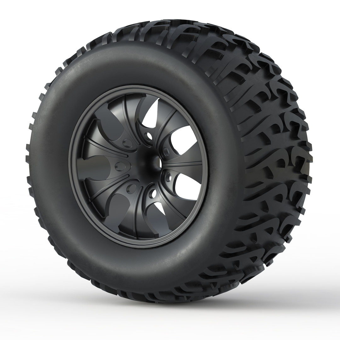 3D monster truck wheel - TurboSquid 1535972