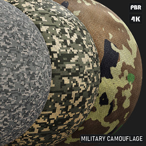 PBR Military Camouflage textures