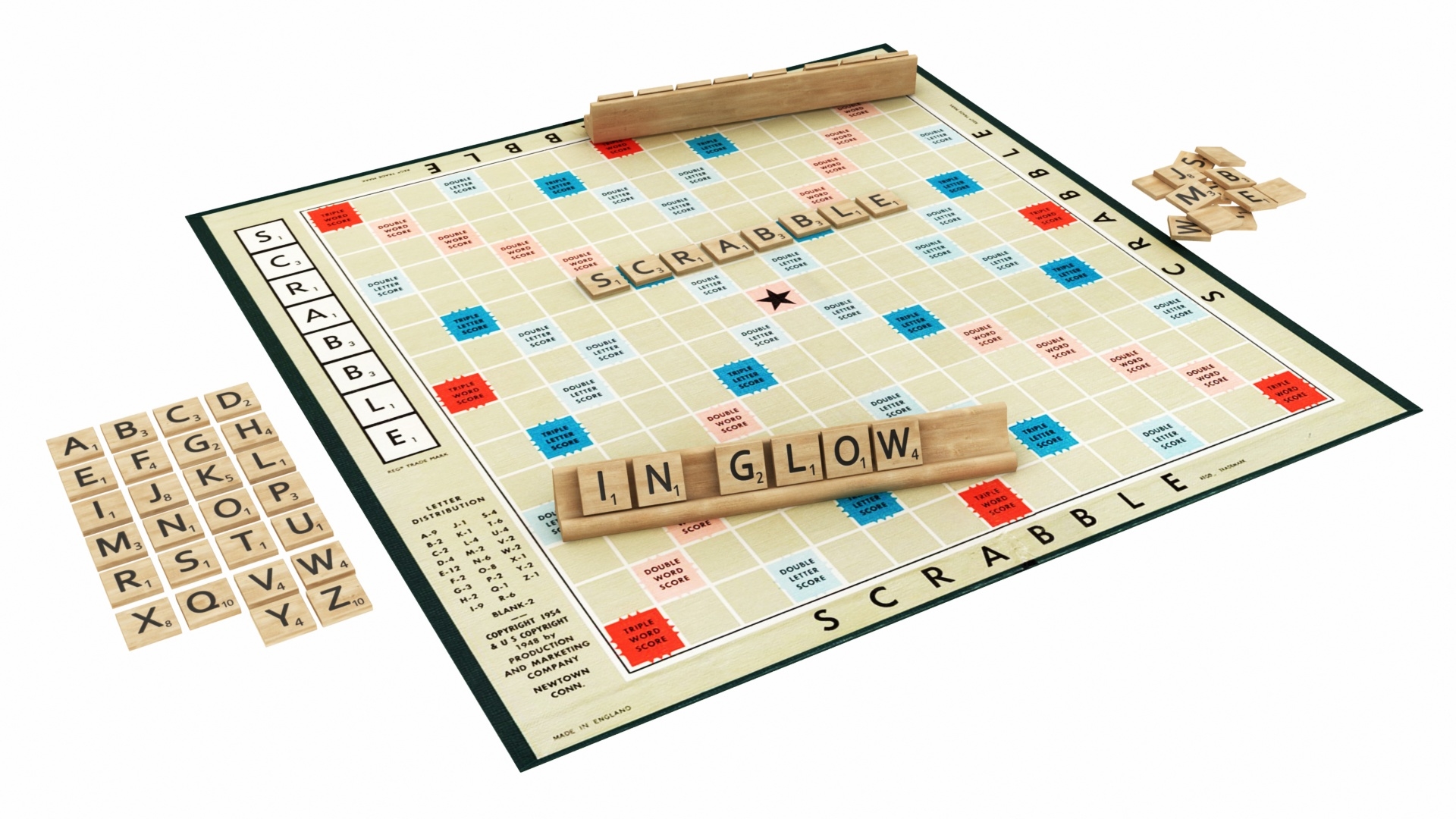 board 2 monopoly scrabble 3d model