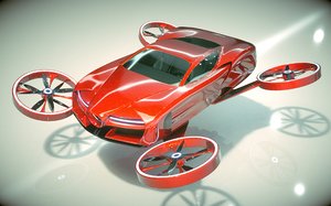 car copter 3D model