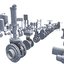 3D machinery parts