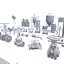 3D machinery parts