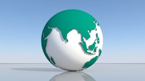 3D globe earth