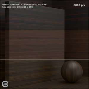 Material wood solid veneer (seamless) - set 58
