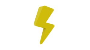 lightning flash 3D model