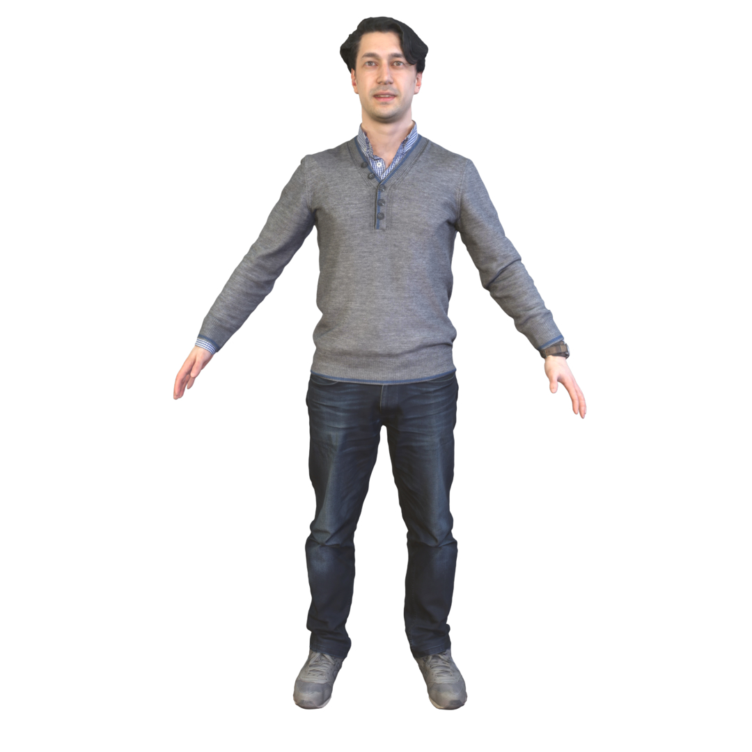 Guy t pose model - TurboSquid 1536507