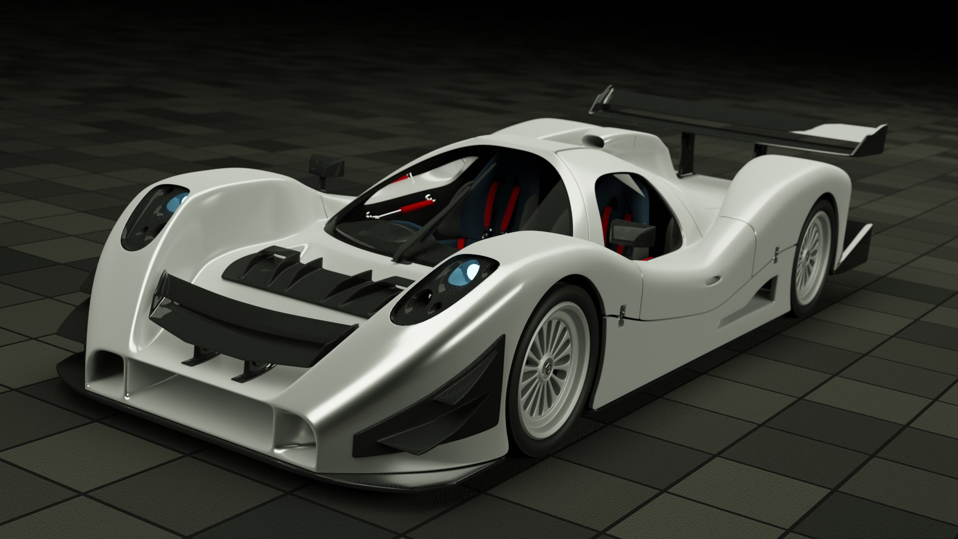 3D e-lmp concept racing car model - TurboSquid 1536584