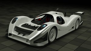 3D e-lmp concept racing car model