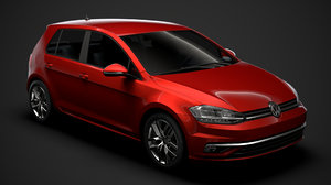 3D golf tdi 5door typ5g