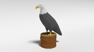 bald eagle 3D model