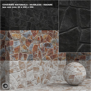 Material (seamless) - stone masonry set 11