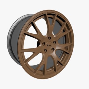 wheel rim vehicle 3D