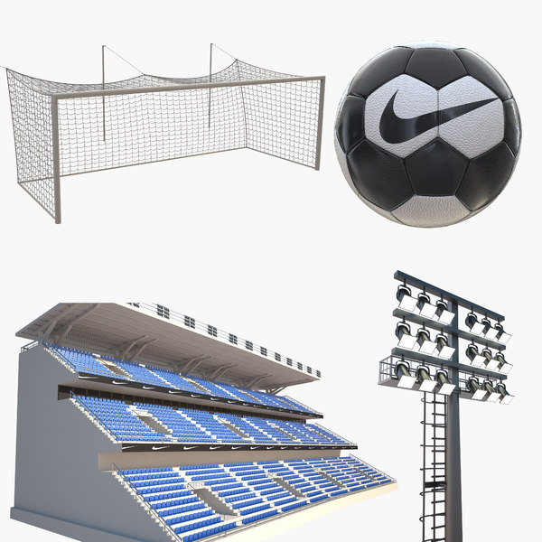 soccer equipment ball light 3D model