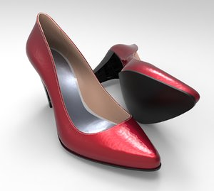 3D chuncky heel stiletto ladies