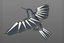 birds pigeon raven 3D model
