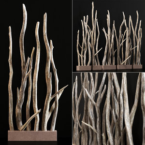 branch wall 3D model