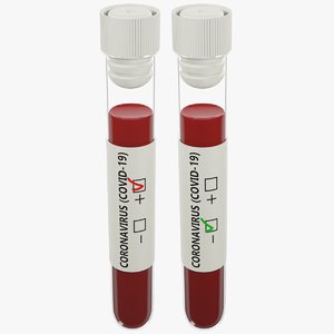3D test tubes coronavirus v1