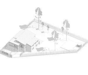 single house revit architecture 3D model
