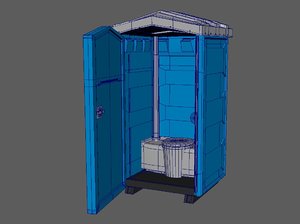 public toilet 3D model