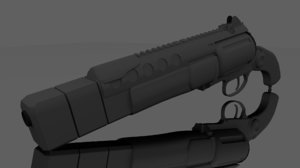 fallout pistol 3D model