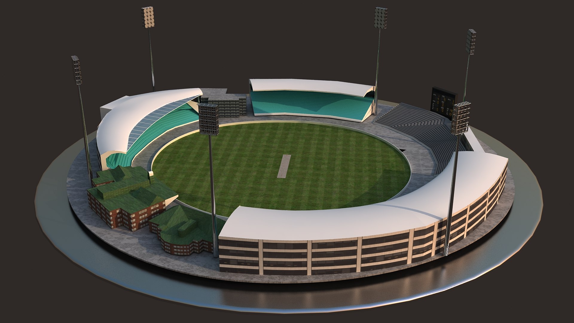 Sydney stadium 3D model TurboSquid 1537383