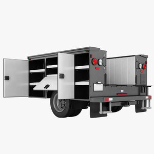 enclosed utility truck model