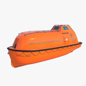 3D lifeboat life boat