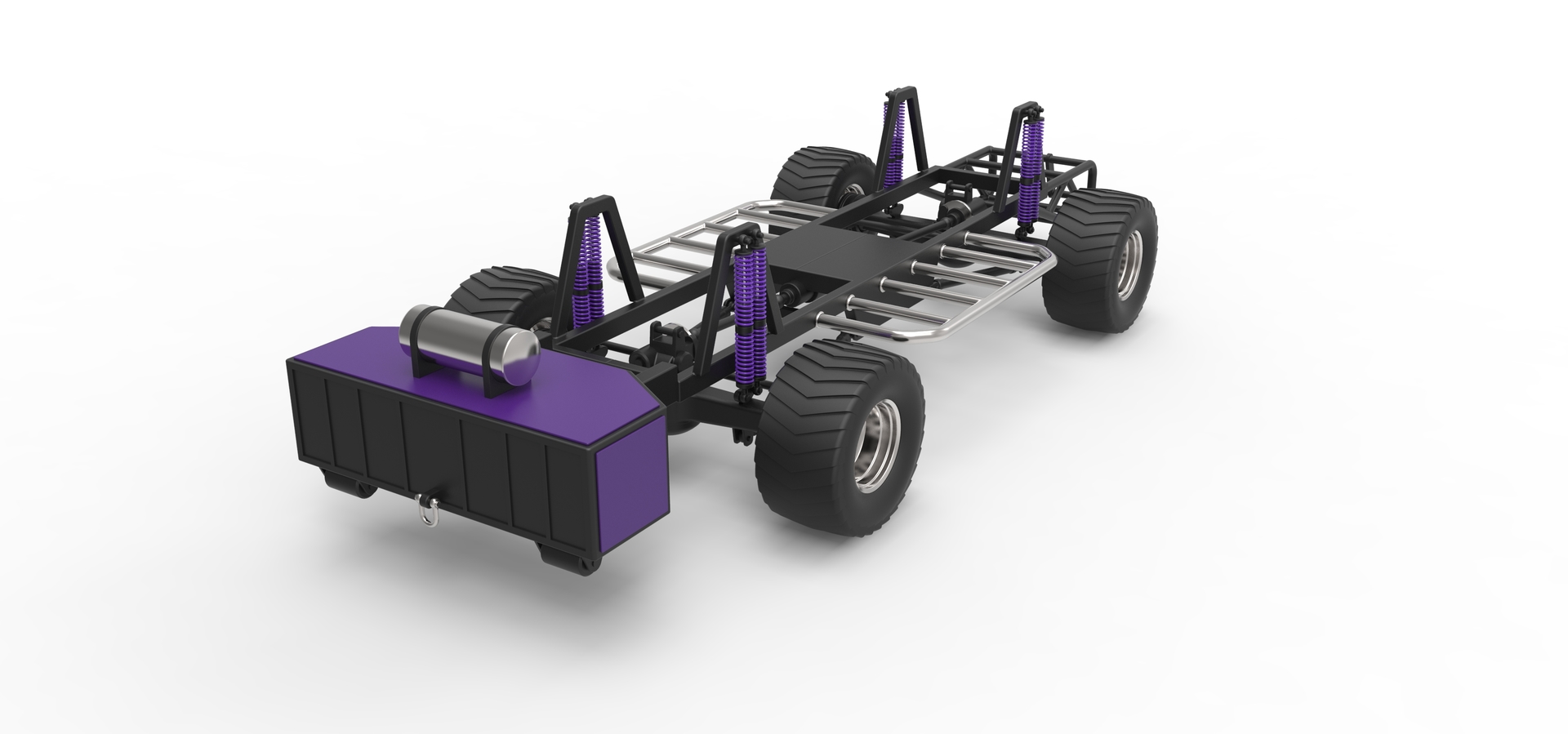 Pulling truck chassis Modelo 3D TurboSquid 1537851
