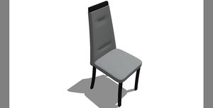 modern dinning chair 3D model