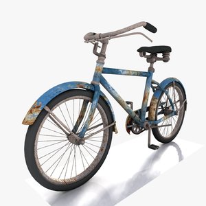 3D bicycle cycle toon model
