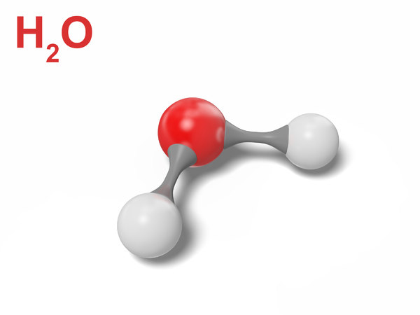 Water Molecule H2o Modeled 3d Model Turbosquid