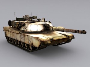m1a1 abrams tank model
