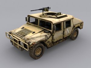 3D hmmwv humvee model